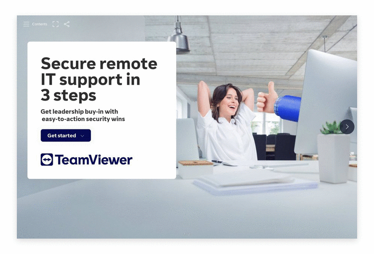 Interactive eBook: Secure remote IT support in 3 steps