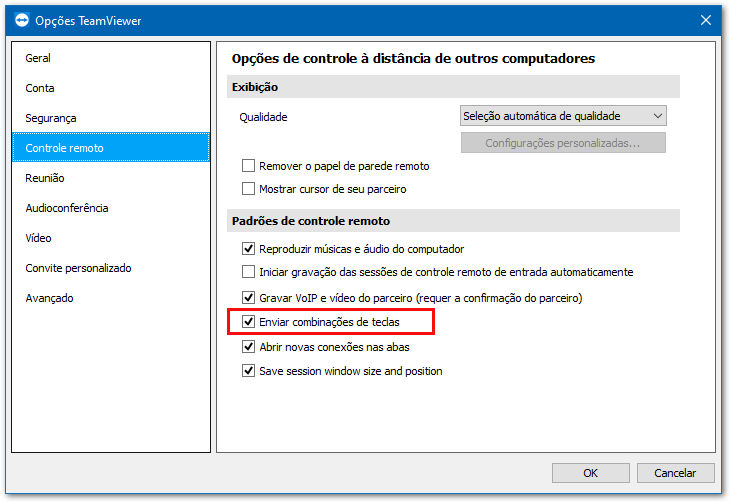 Como enviar combinações de teclas nas sessões remotas do TeamViewer (Classic).png