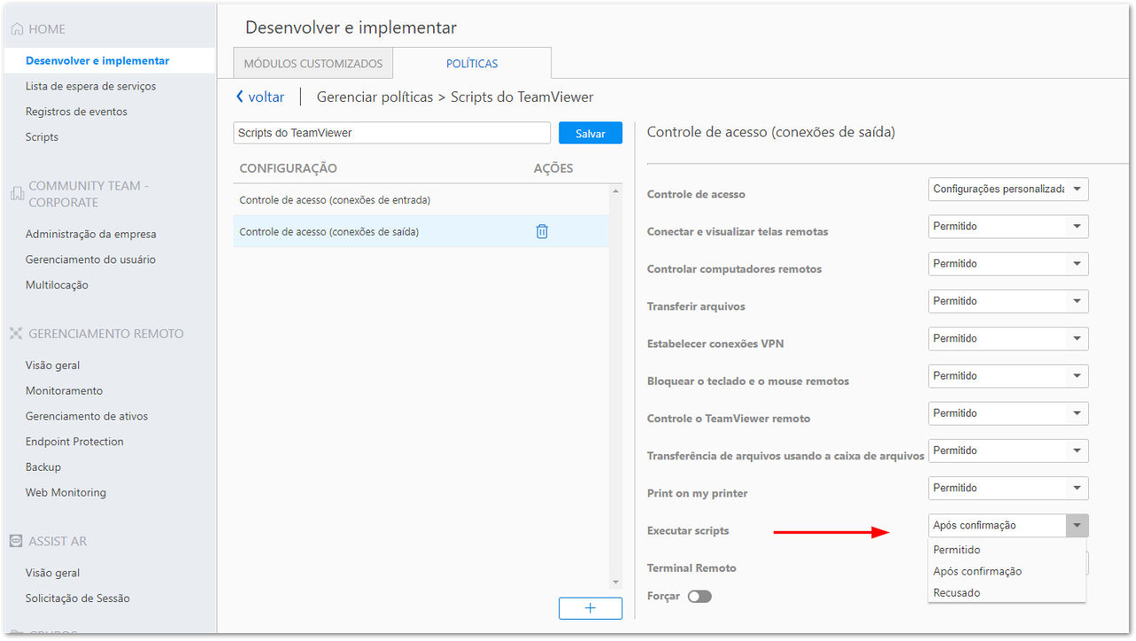 Como gerenciar as configurações de controle de acesso a partir de uma política do TeamViewer (Classic).png