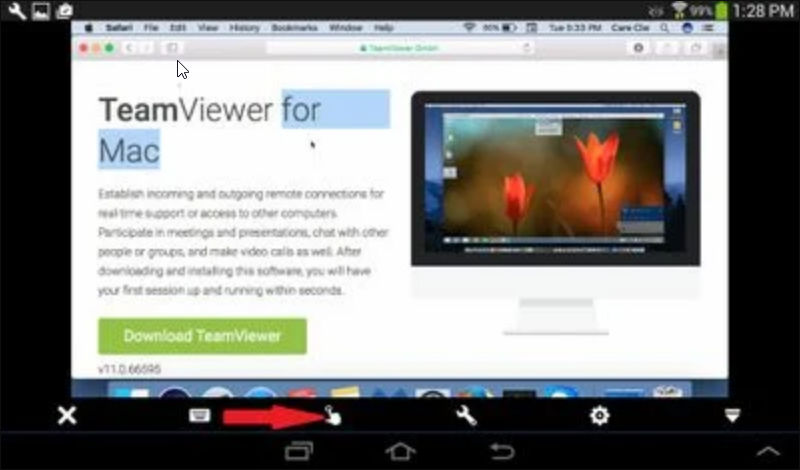 Exemplo de uma conexão entre um tablet Android e um Mac - TeamViewer (Classic).png