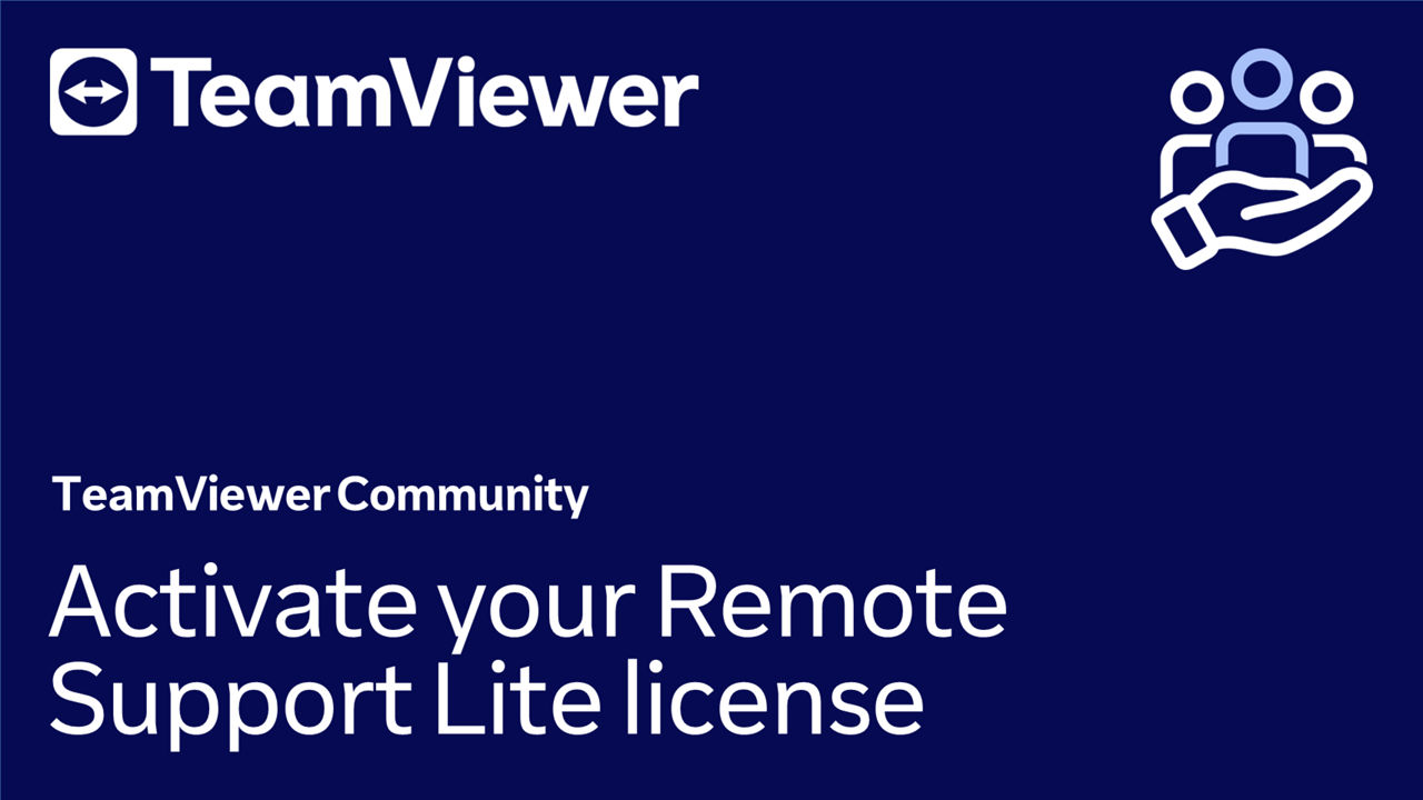 Aktivieren Sie Ihre Remote Support Lite-Lizenz