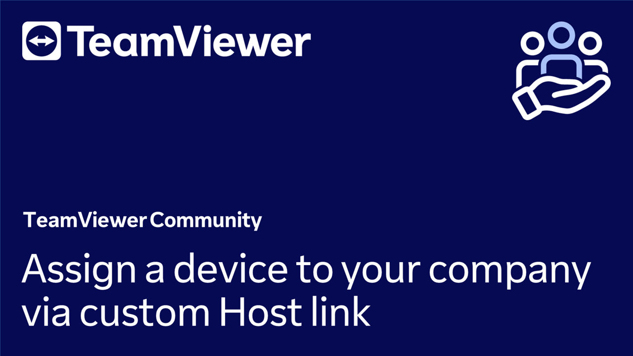 Assign a Device to Your Company via Custom Host Link (2/2)