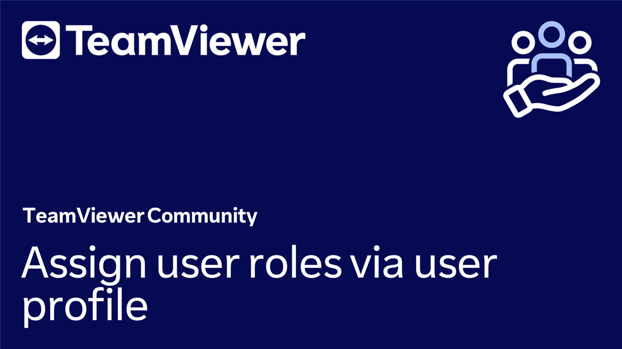 Assign user roles via user profile