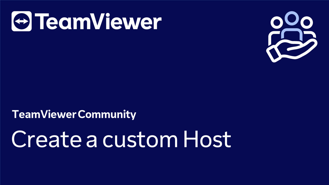 Create a Custom Host