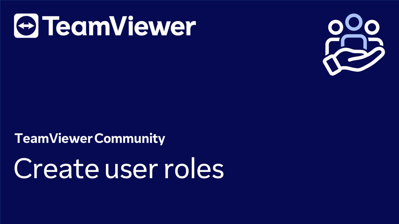 Create user roles