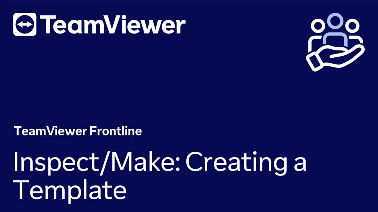 Frontline Inspect/Make Creating a Template