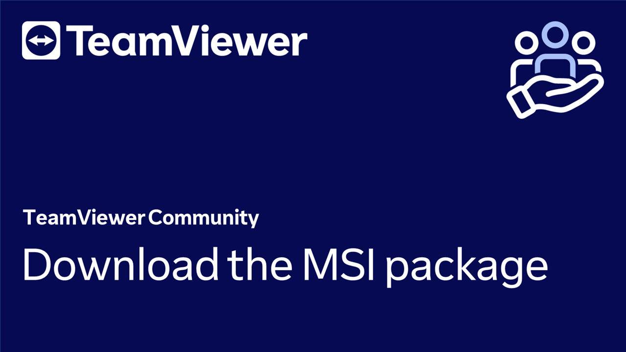 Download the MSI package