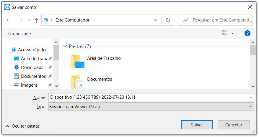 Salve a gravação da sessão remota do TeamViewer (Classic).png