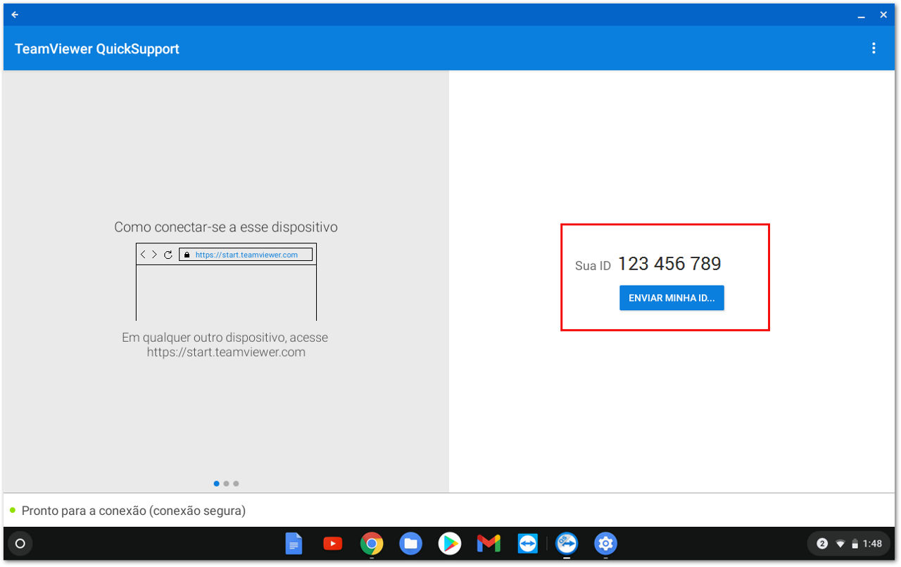 Como acessar remotamente um Chromebook - TeamViewer (Classic).png
