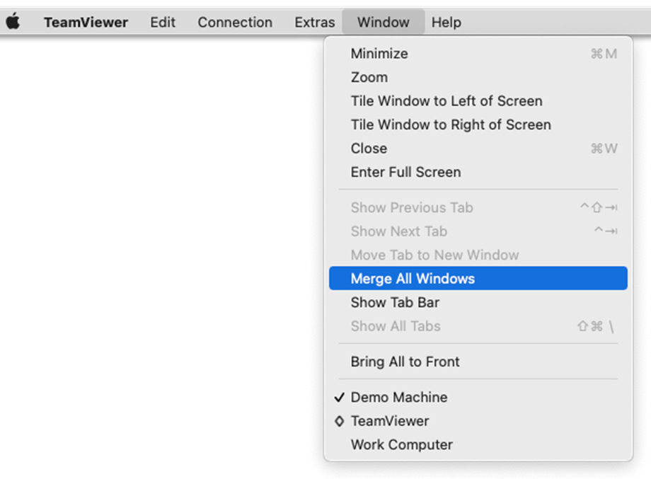 Como exibir sessões remotas do TeamViewer (Classic) em abas de uma mesma janela no macOS.png
