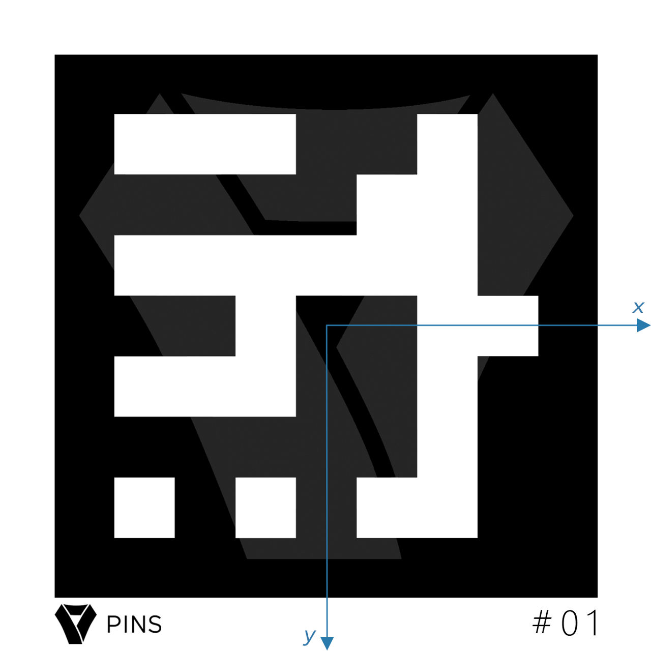 User: "ArUco marker with x and y coordinates."