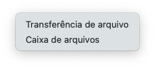 Barra de ferramentas da sessão remota do TeamViewer (Classic) no macOS - Transferência de arquivos e Caixa de arquivos.png