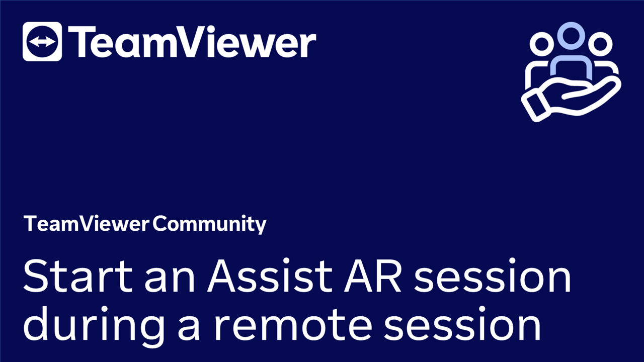 Como iniciar uma sessão de suporte Assist AR durante uma sessão remota