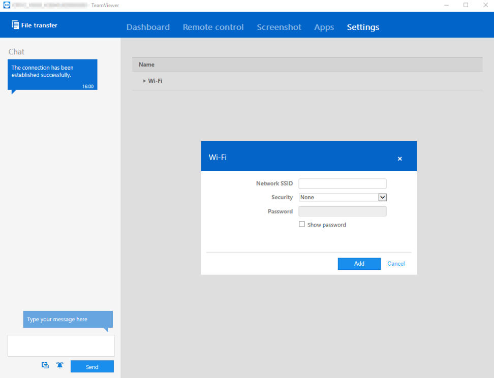 Como se conectar a um dispositivo móvel Android_Configurações - TeamViewer (Classic).png