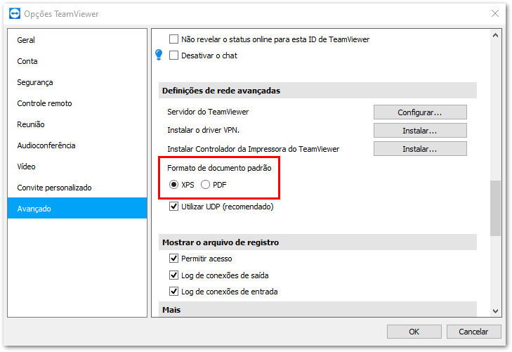 Impressão remota do TeamViewer (Classic) - XPS e PDF.png