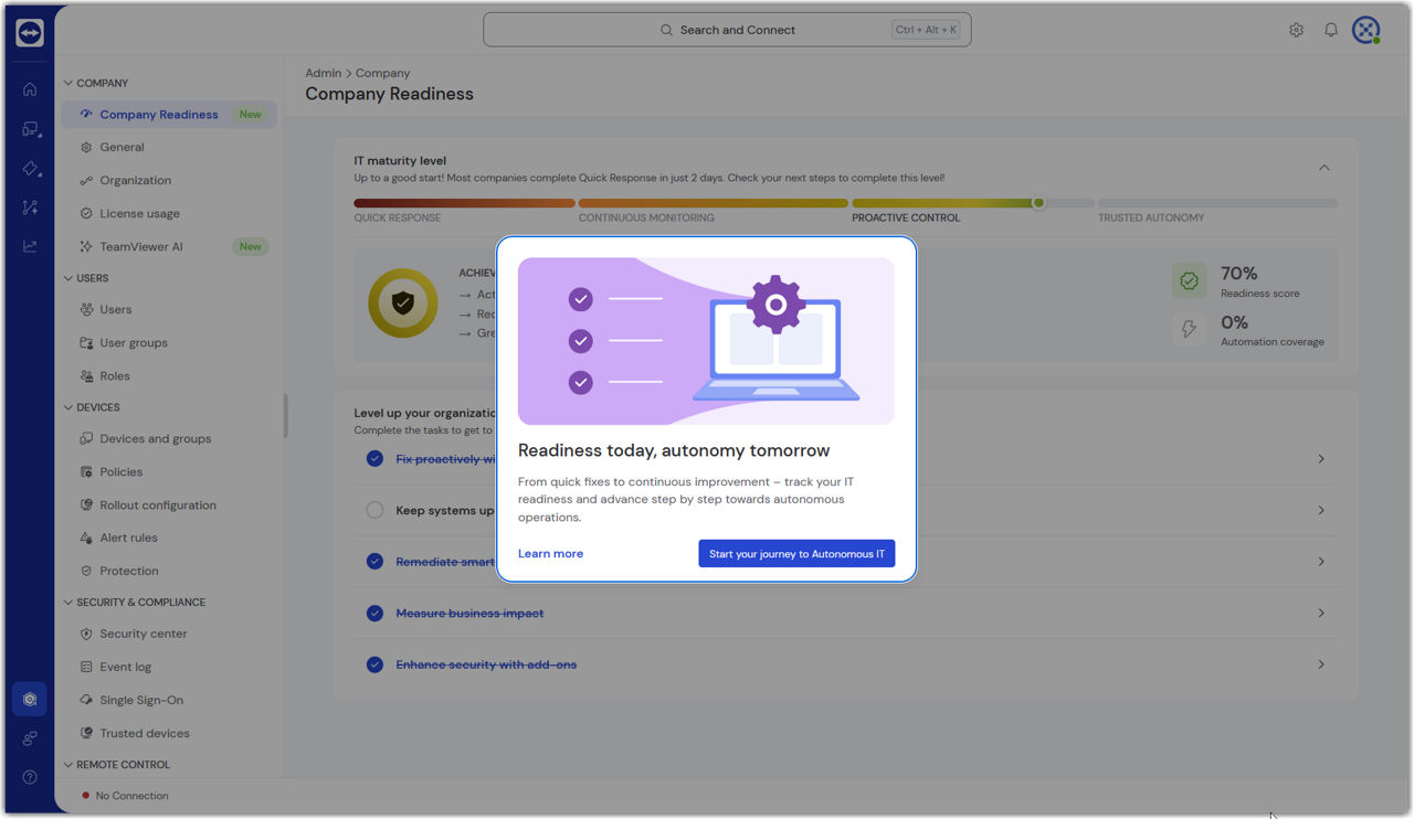 TeamViewer ONEライセンスを使い始める
