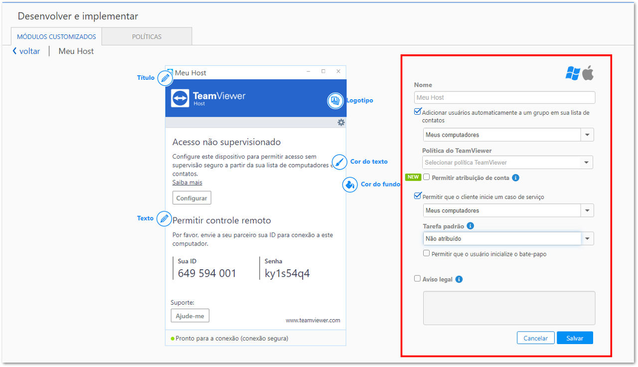 Como criar um Host personalizado do TeamViewer (Classic) - configurações.png