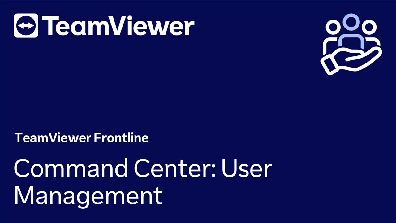 Frontline Command Center: User Management