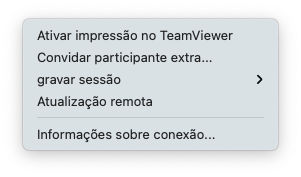 Barra de ferramentas da sessão remota do TeamViewer (Classic) no macOS - Extras menu.png