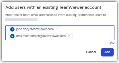 Add users to your company