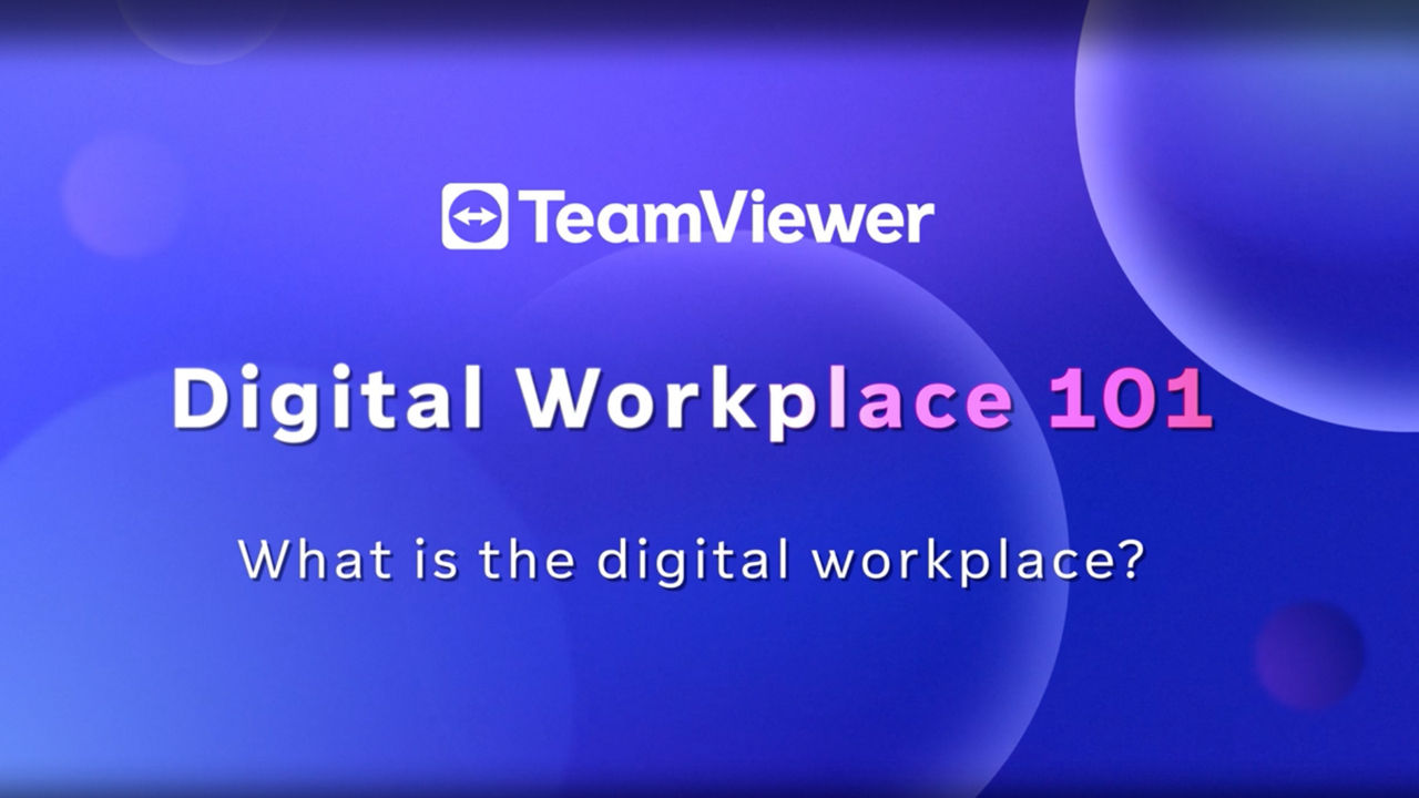 Video placeholder: Digital workplace