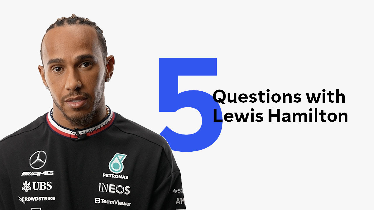 Video Placeholder: 5 questions with Lewis Hamilton
