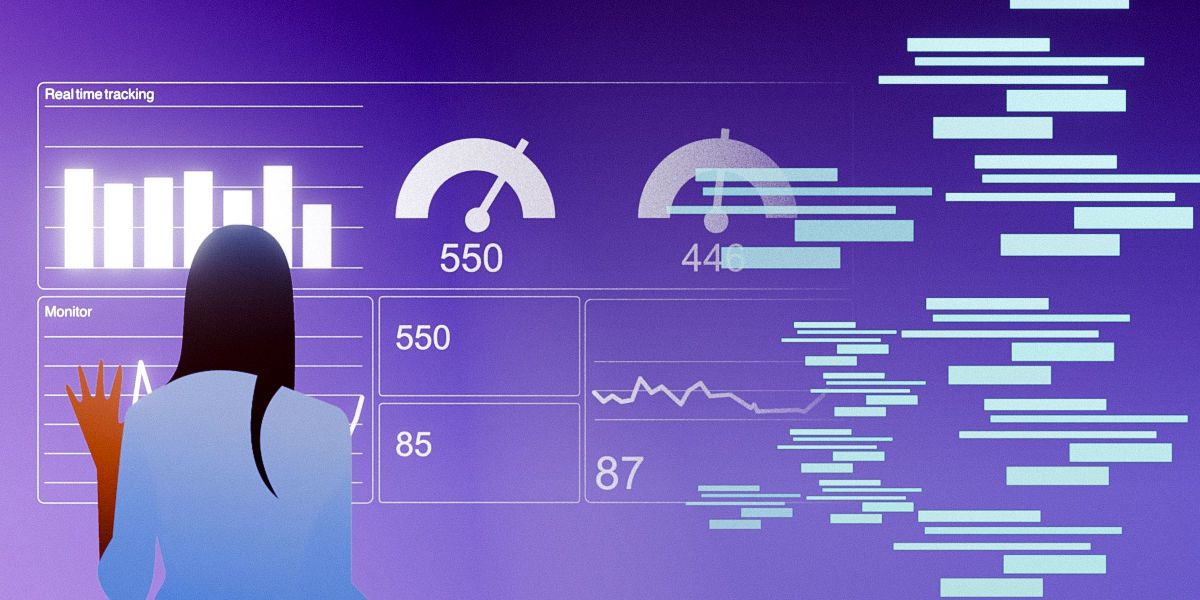 Illustration: Dashboard of real-time tracking and monitoring