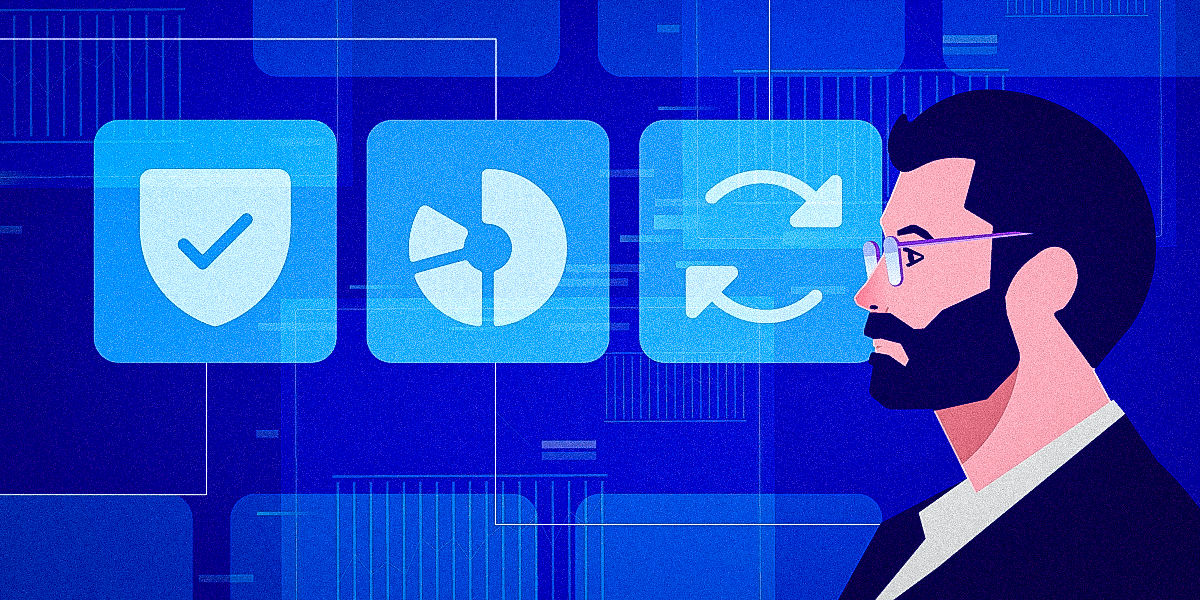 Illustration: People at the airport