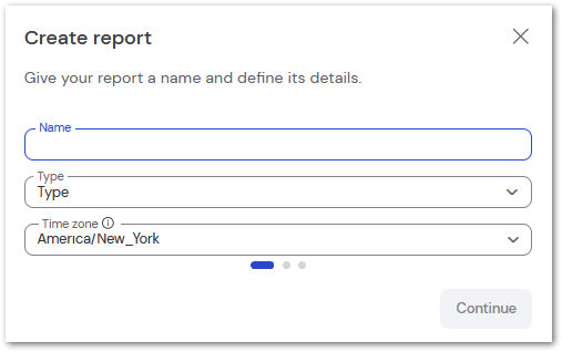 Widget de rapport sur la protection des terminaux 