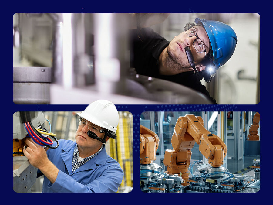 Overview of industries benefitting from TeamViewer solutions