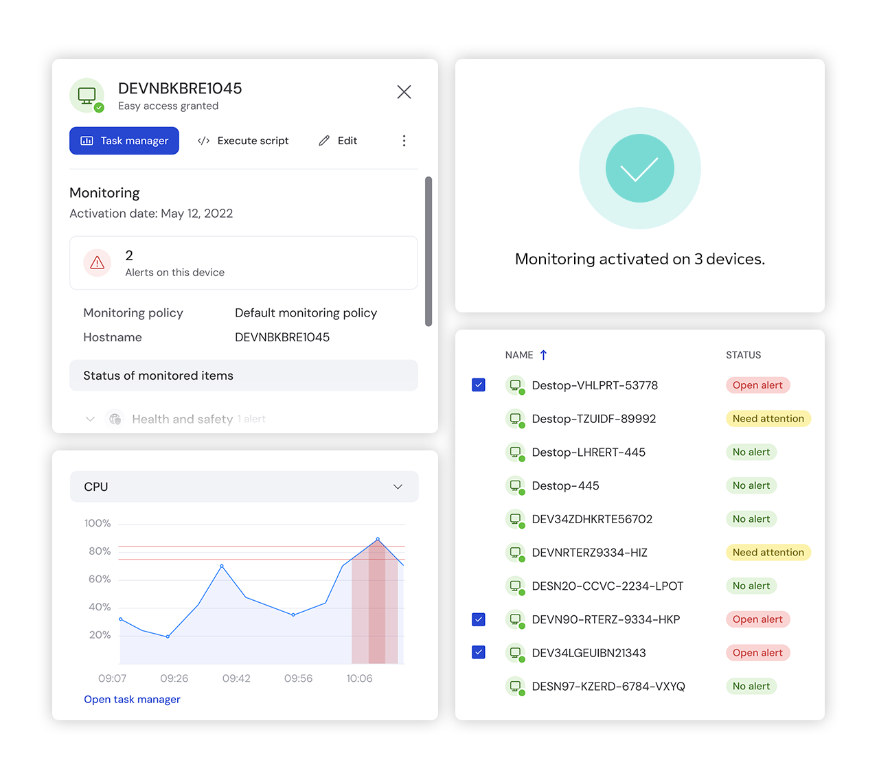 Overview of Digital Employee Experience solutions in TeamViewer