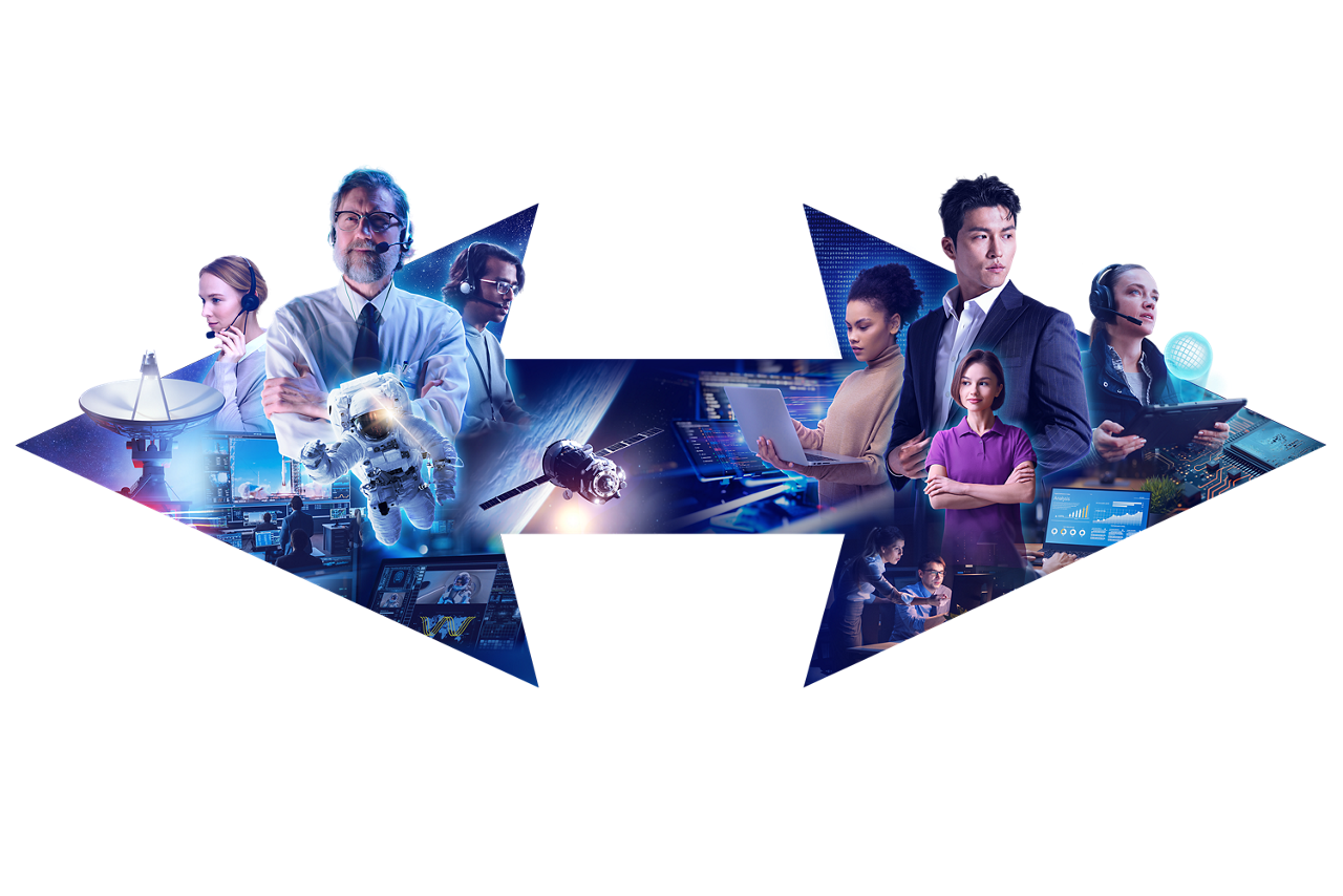 Make work work better: Space stations to service agents