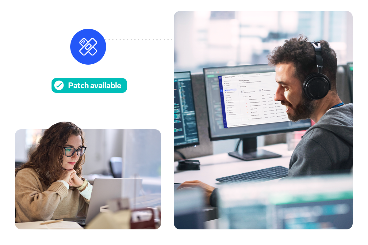 La gestion des correctifs dans le client TeamViewer Remote