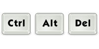 Ctrl + Alt + Del (for Windows)