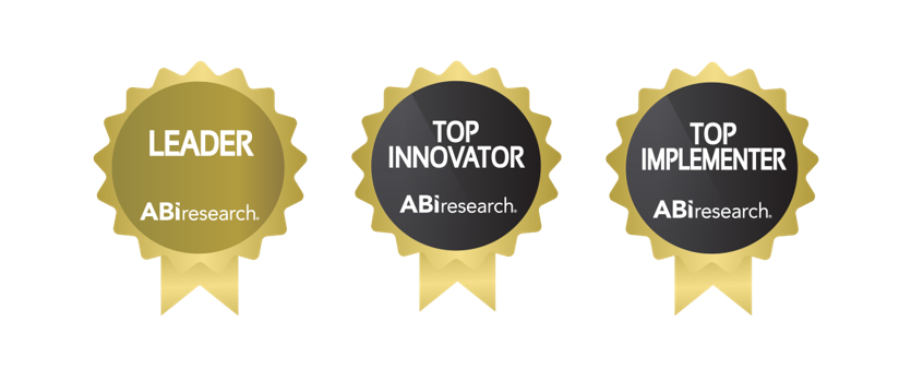 ABi Research-Auszeichnungen: Leader, Top Innovator, Top Implementer