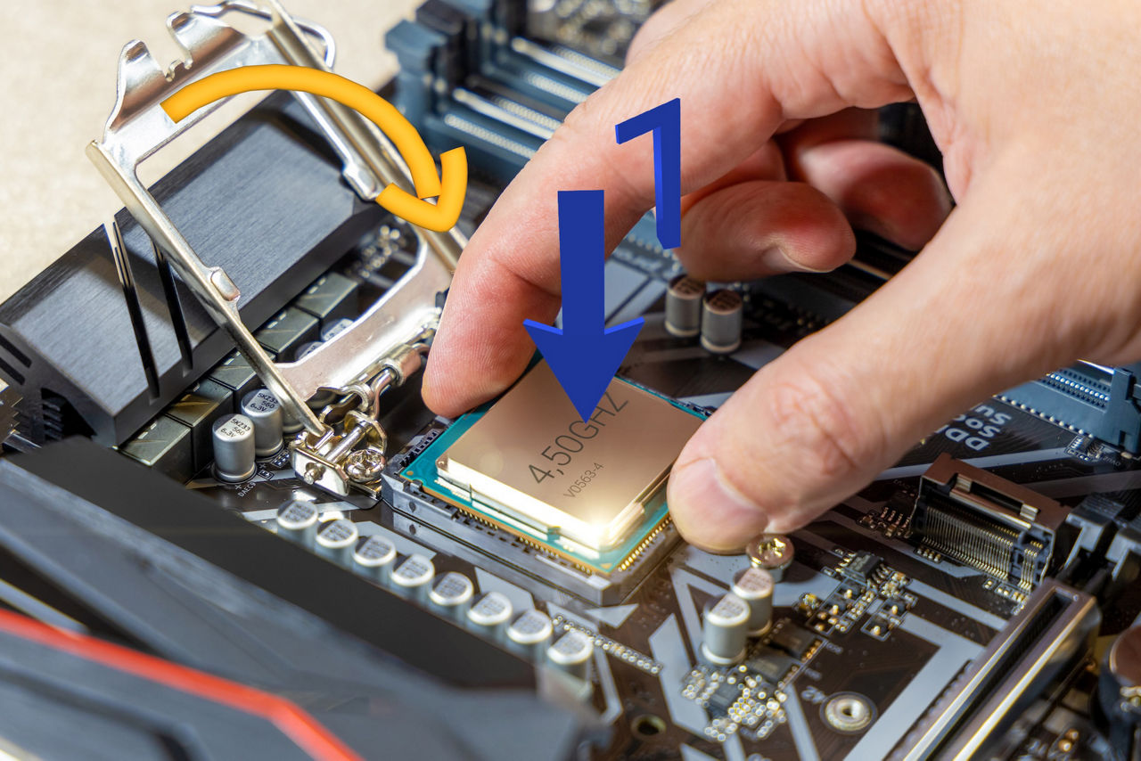 CPU being exchanged on a device with TeamViewer Assist AR