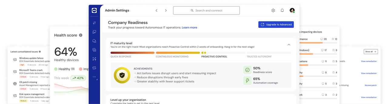 DEX features as seen in the TeamViewer client