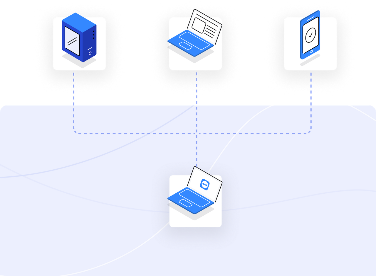 Visualization of features included in the TeamViewer Remote Access license