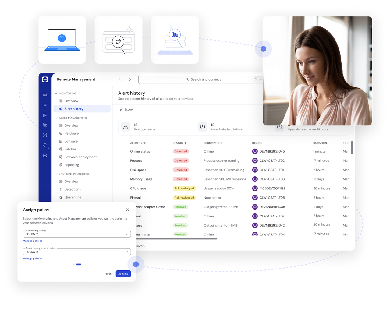 Setting up Device Monitoring with TeamViewer