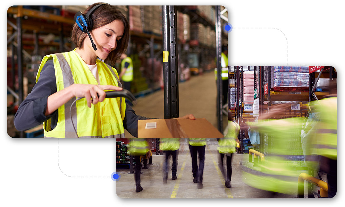 Pick-by-voice in warehousing