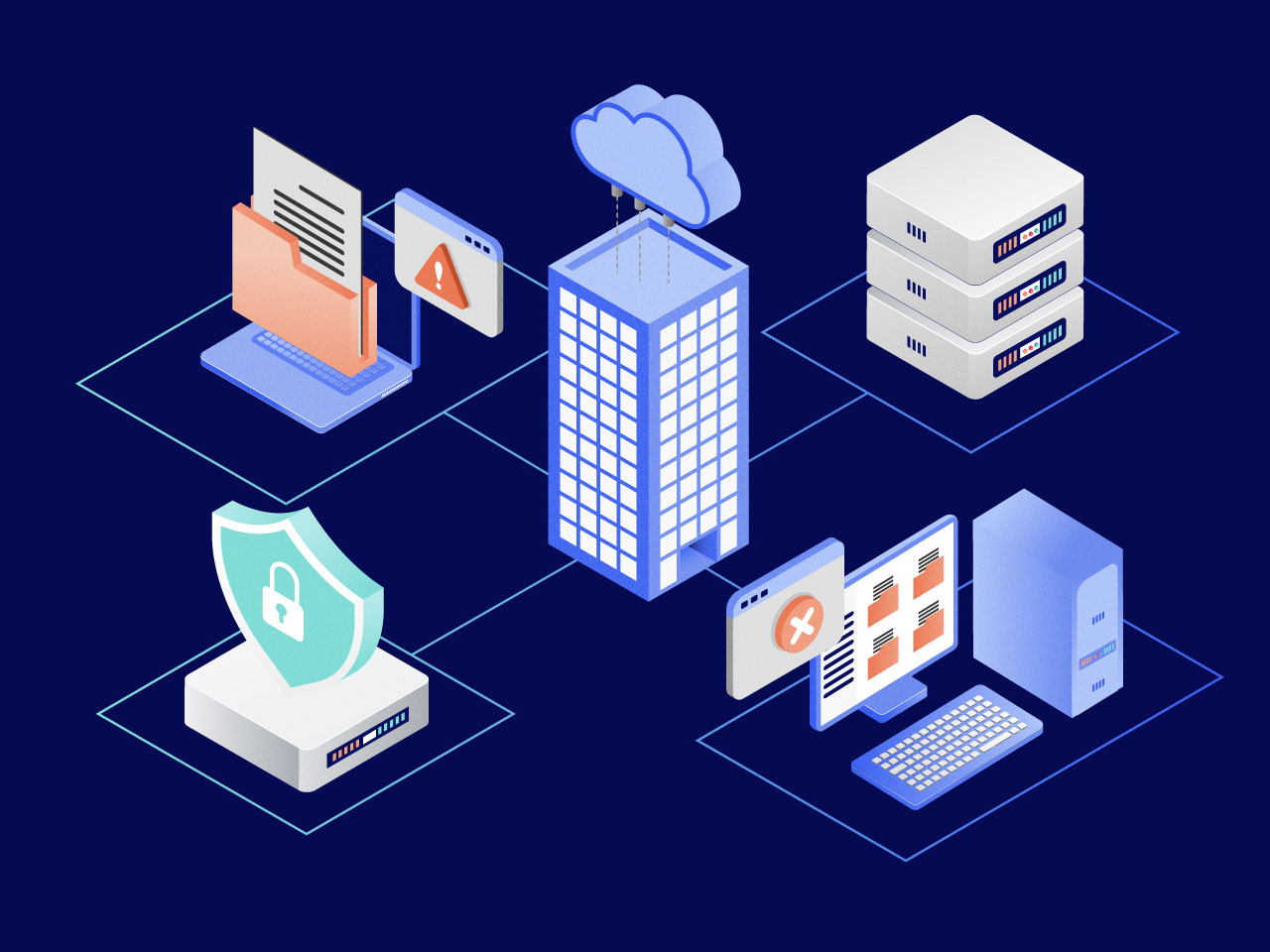 Illustration: endpoint detection response concept