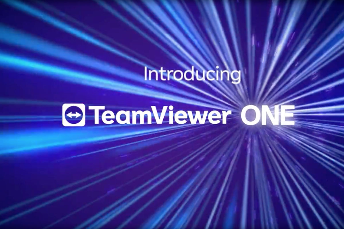 Introducing TeamViewer ONE