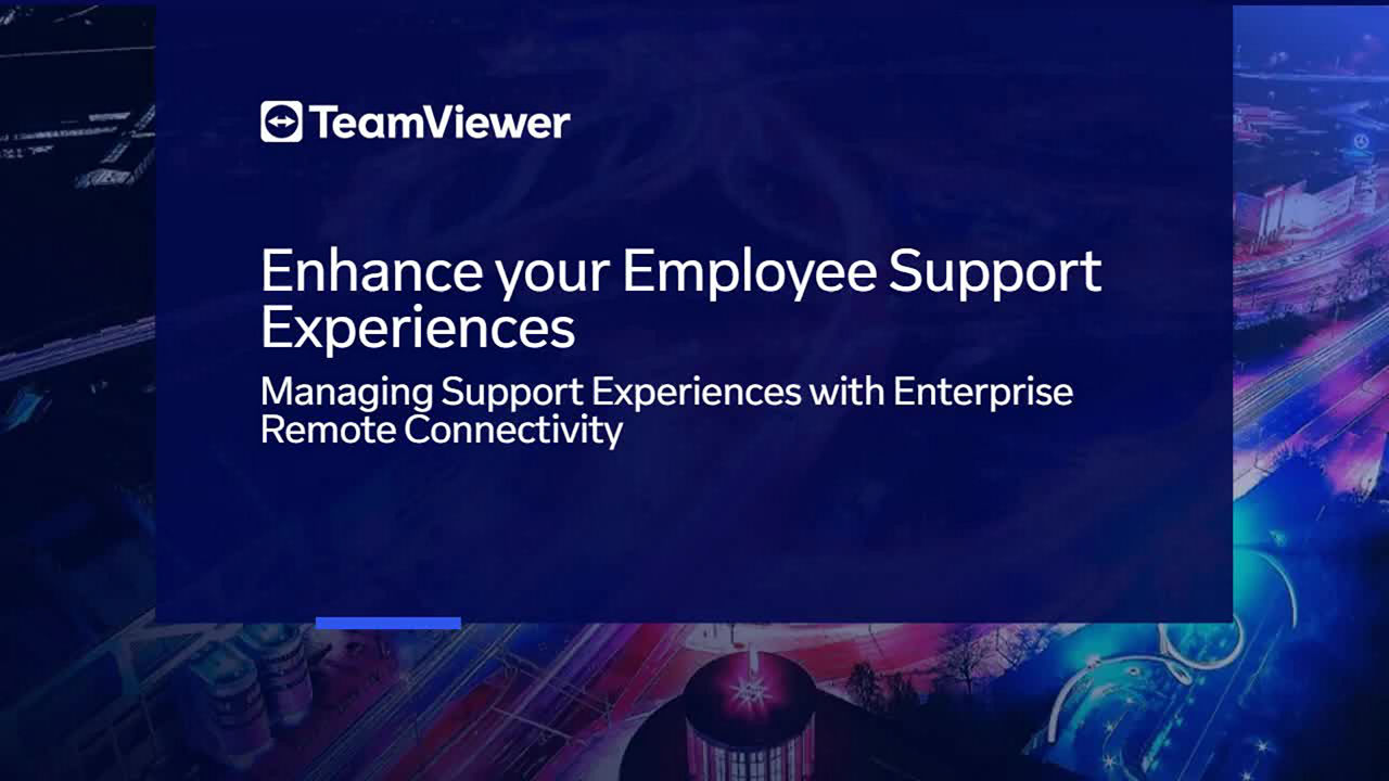 "Enhance your Employee Support Experiences" webinar video placeholder