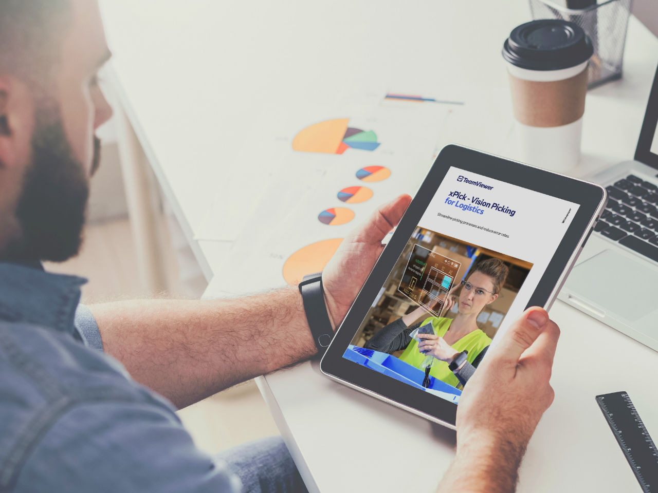 Preview of the TeamViewer Frontline xPick "Vision Picking for Logistics" whitepaper