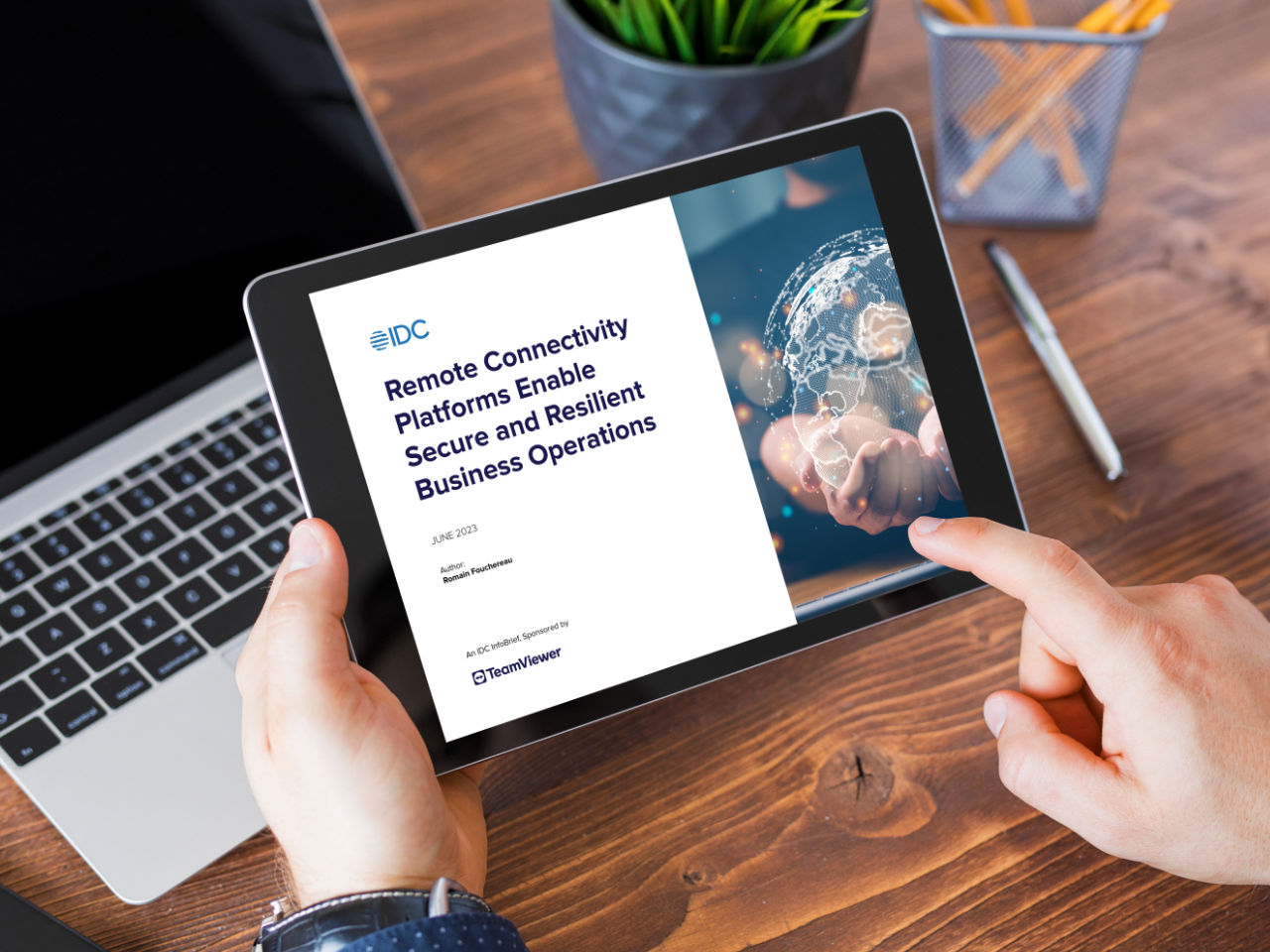 Preview of the "Remote connectivity platforms enable secure and resilient business operations" Info Brief