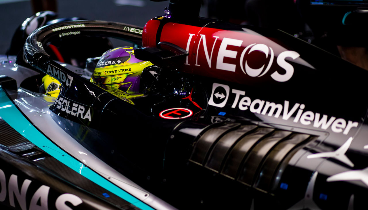 Mercedes-AMG PETRONAS F1 livery detail