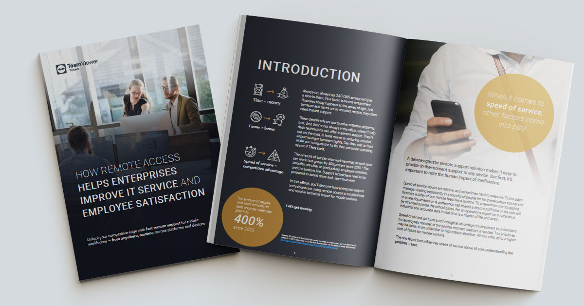Preview for TeamViewer Tensor Enterprise Remote Access eBook
