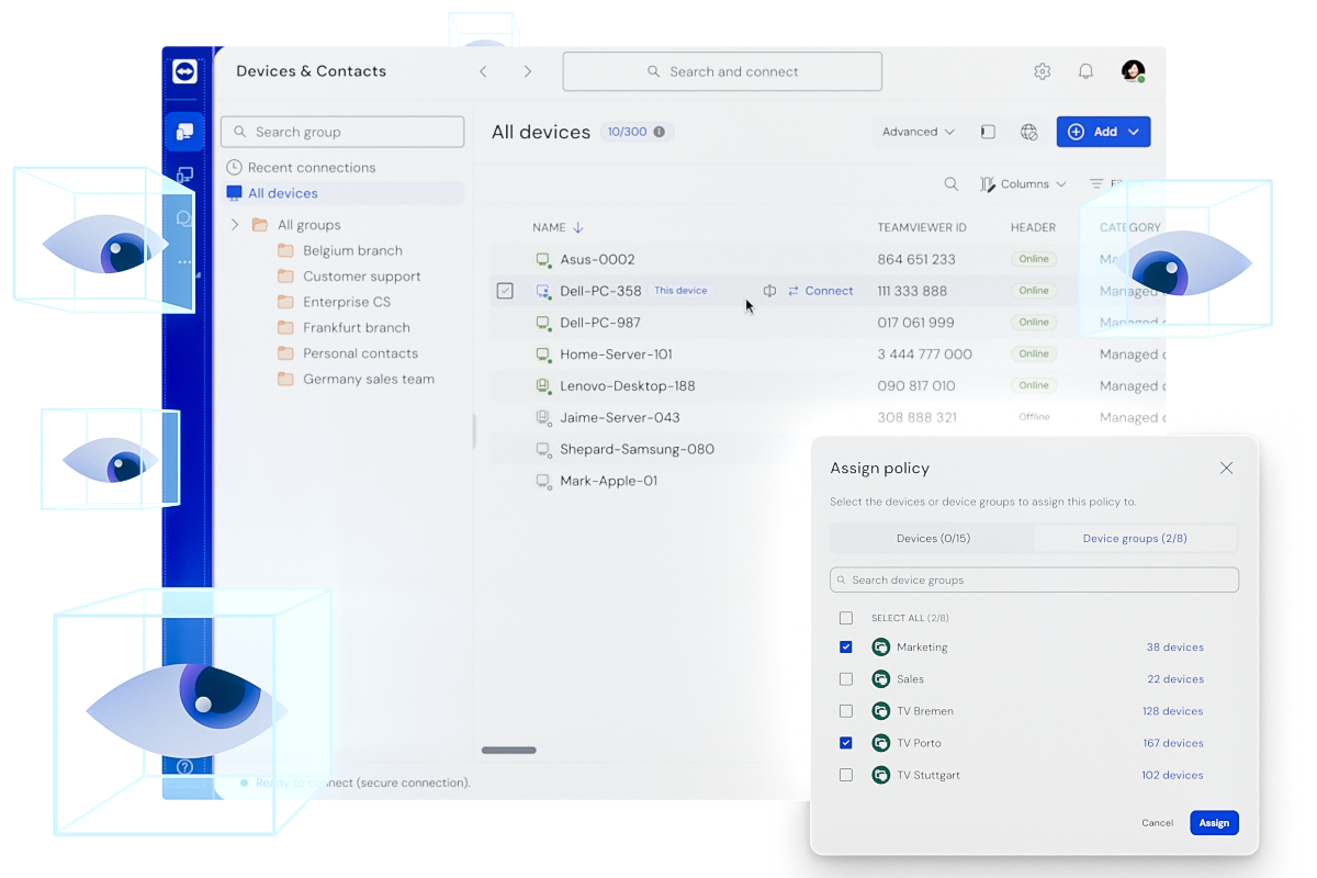 AI Session Insights as seen in the TeamViewer client