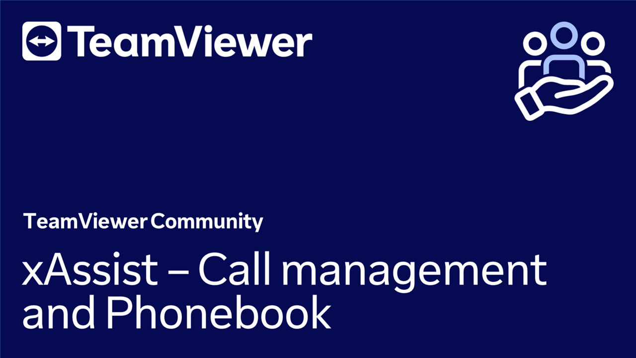 8. Frontline-Kommandozentrale | xAssist | Anrufverwaltung und Telefonbuch